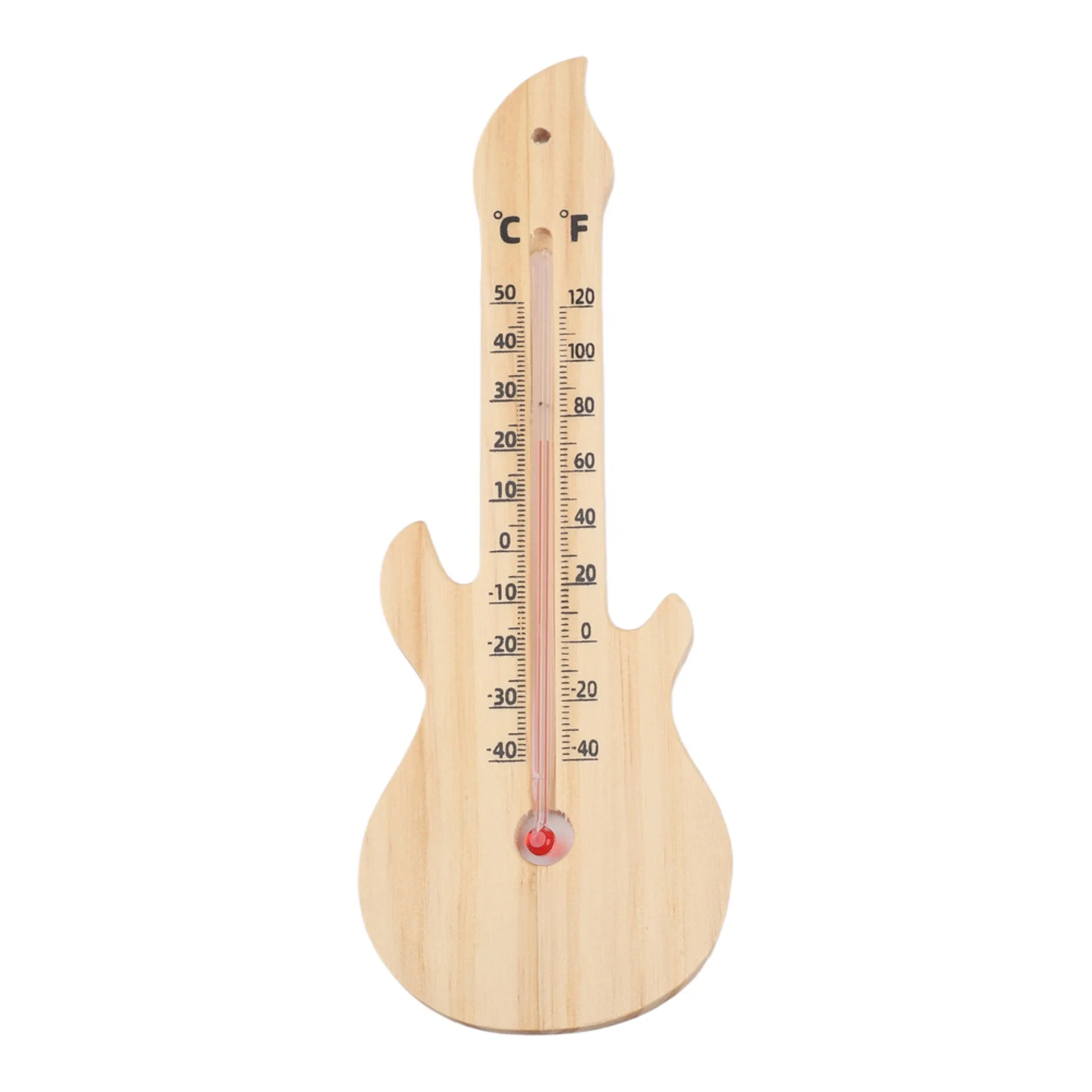 Celsius Fahrenheit Wall Hygrometer Temperature Monitoring Temperature Monitoring Natural Wood Construction For Home Decor