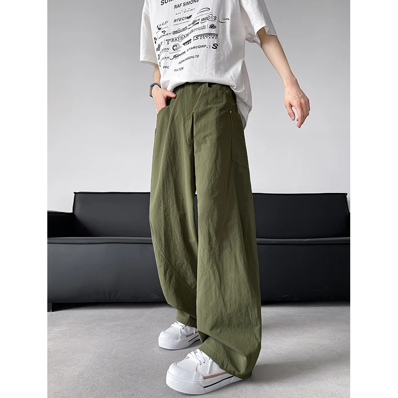 بنطال كارجو kpo Y2K مع جيوب برباط ، ساق واسعة ، أنيق ، بانك ، بنطال رياضي فضفاض ، هيب هوب ، بنطال كاجوال ، بنطال رياضي ، 5XL ، 7XL