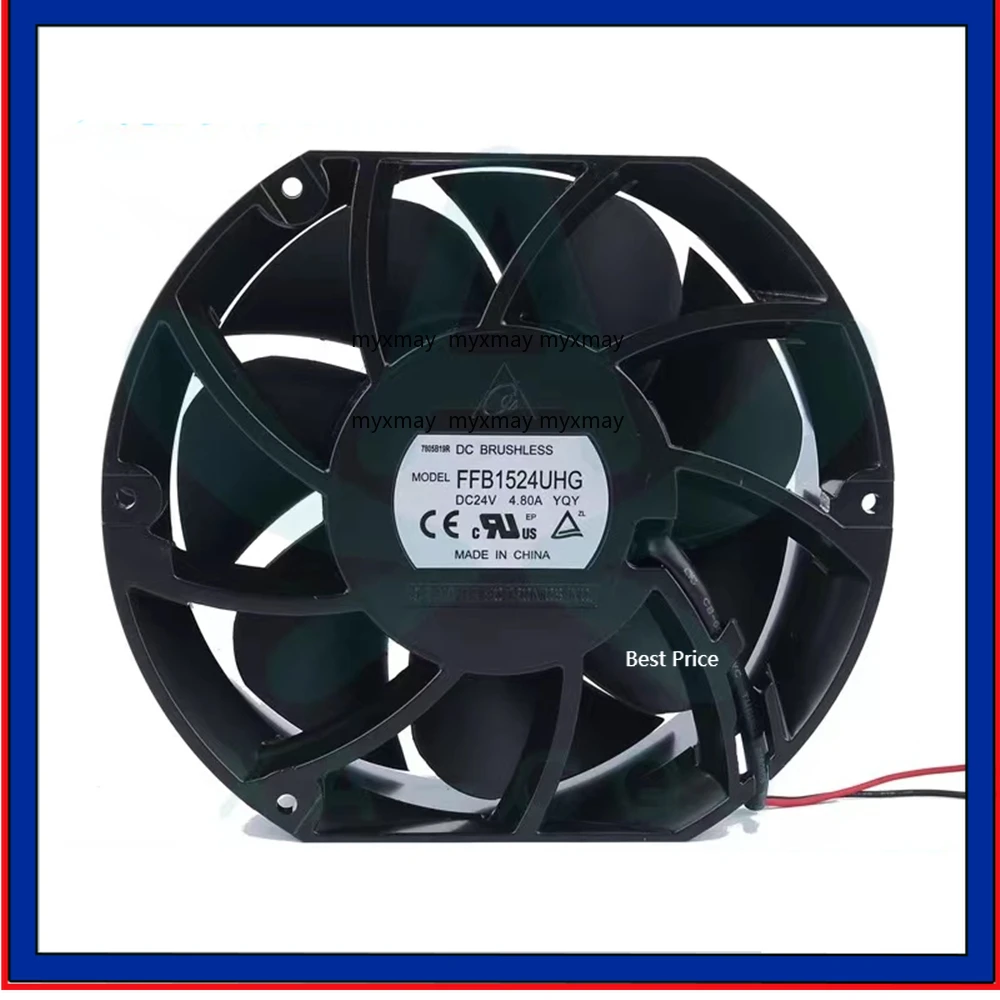 

FFB1524UHG DC 24V 4.80A 17.5cm 17251 172X150X51MM for ACS880 Inverter Cooling Fan