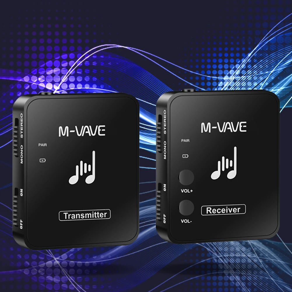 2.4GHz Wireless In-Ear Monitor System Support Mono/Stereo Wireless IEM System for Stage Studio Band Rehearsal Live Performance