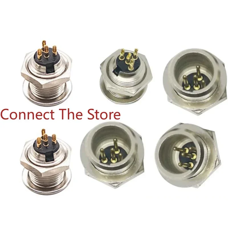 

2PCS High-quality Mini-head MINI Four-core Installation Male Seat 4Pin