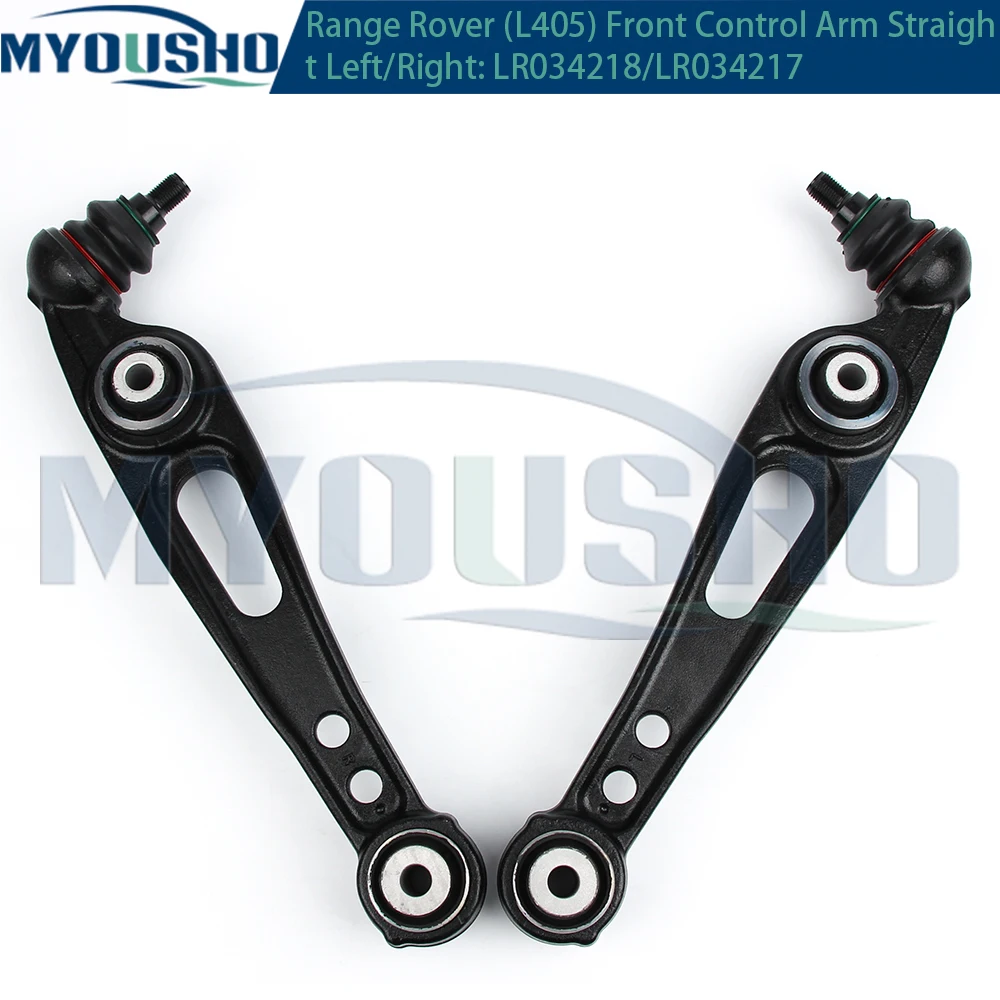 Myousho For Land Range Rover L405 Hybrid Front Lower Suspension Control Arm Straight LR034218 LR034217