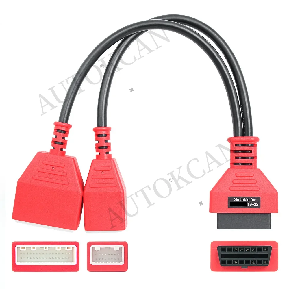 For Nissan OBD2 Gateway 16+32 Cable New Sylphy B18 Bypass Sgw No Need Password Work with Lonsdor K518SE Autel IM508 IM608