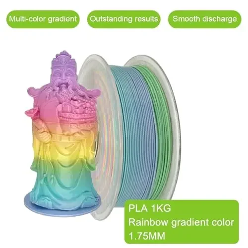 For 3DSWAY 3d printer consumables PLA rainbow gradient multi-color fdm printing Filament material 1.75mm 1kg