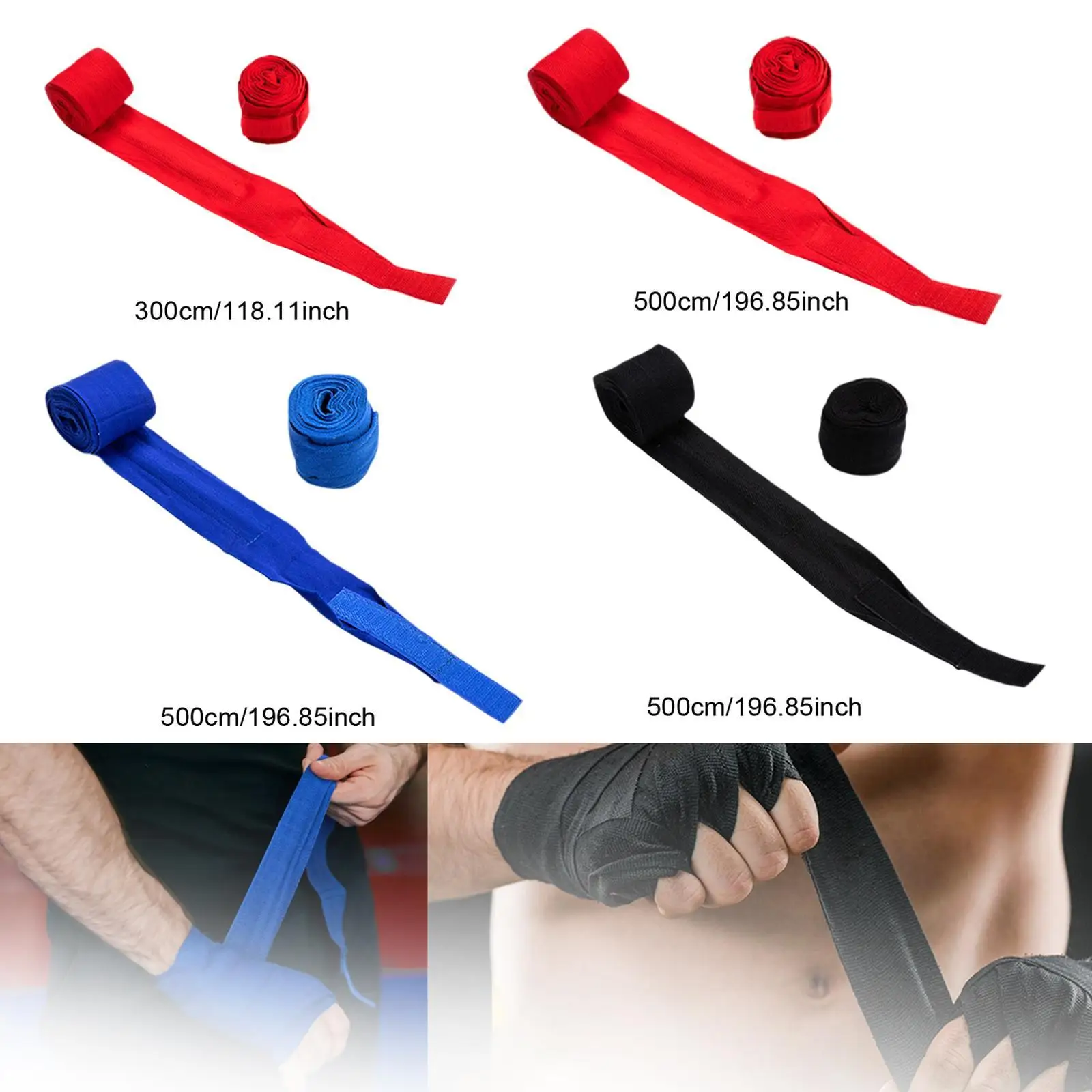

2 Units Boxing Hand Wraps for Taekwondo And Fitness Activities