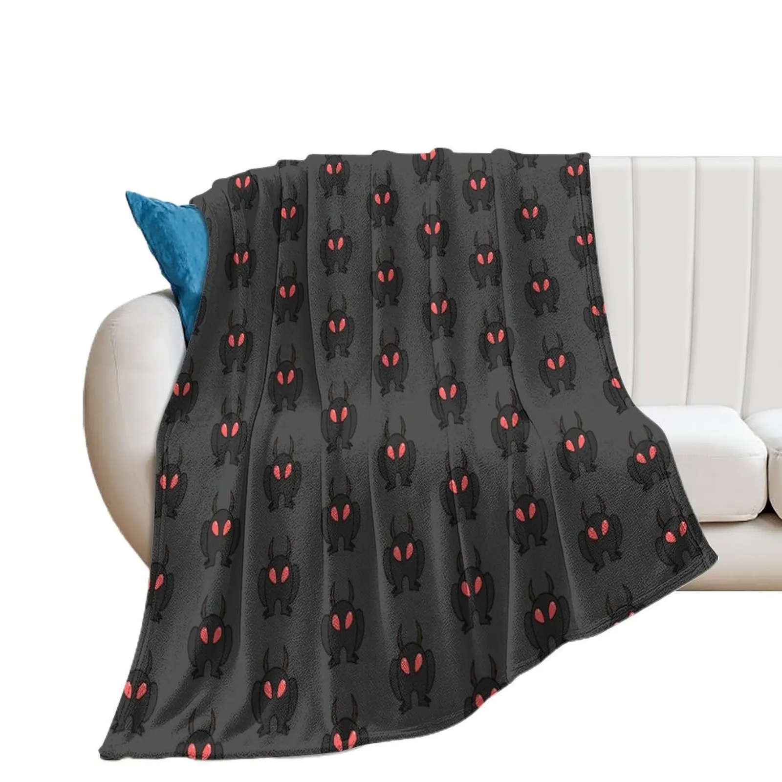 

Mothman Throw Blanket Decorative Sofa halloween Blankets