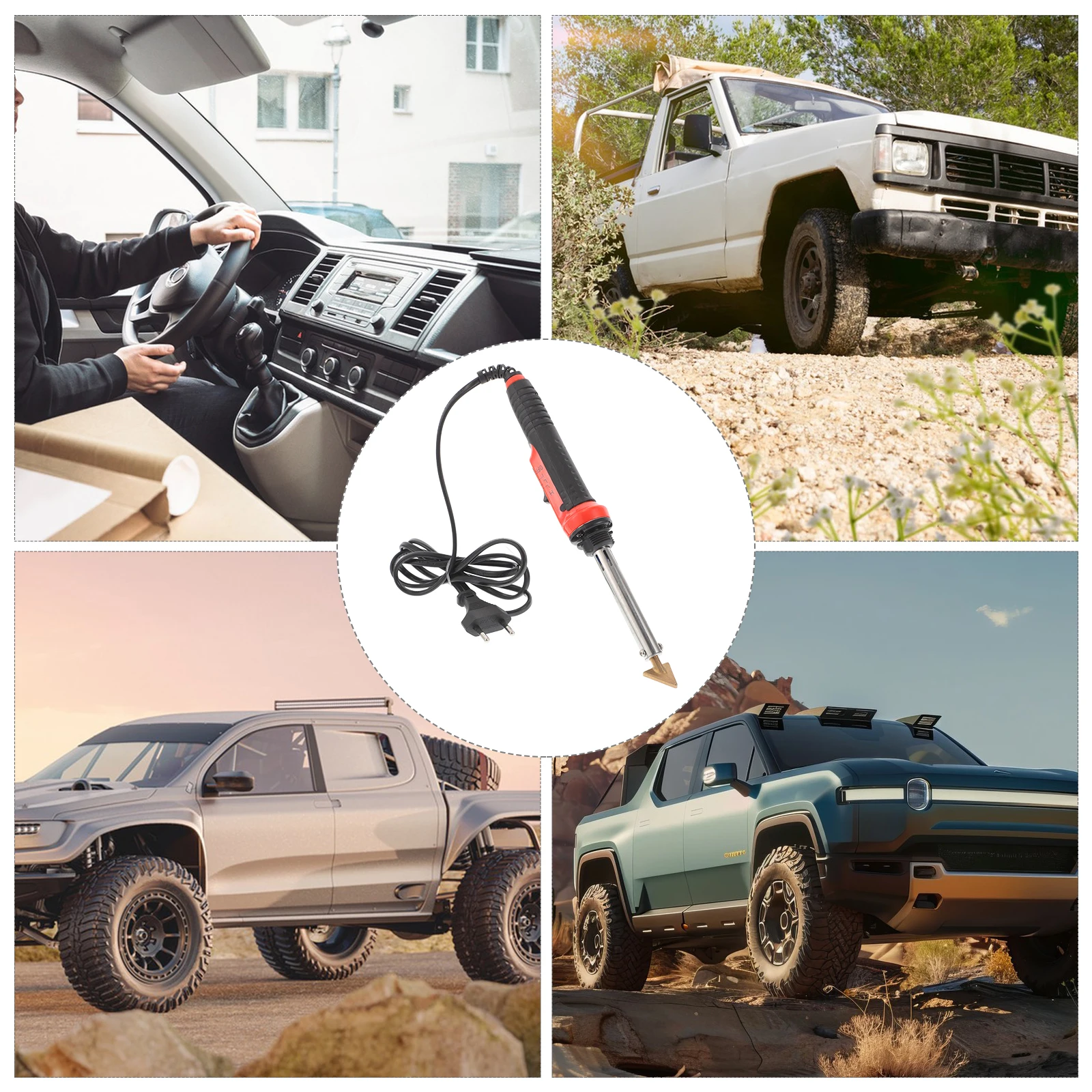 Plastic Repair Welding Machine Bumper Car Body Tool Automotive Welder Equipment Plastic Welding Iron For Auto DIY MultiFunction