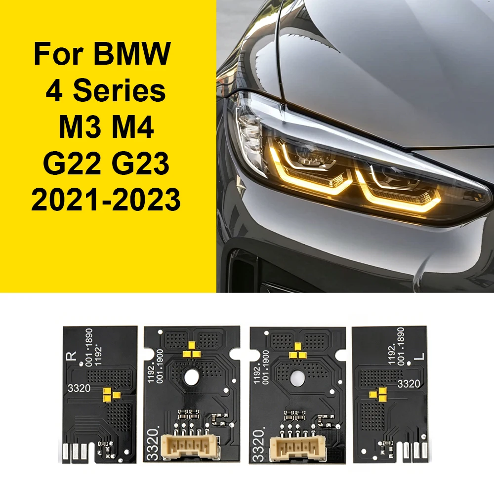 

Suitable for Bmw 11-23 M3 M4 4 Series G80 G22 G82 G23 G26 Low-End Models, Daytime Running Light Led Module, Angel Eye Headlight Module