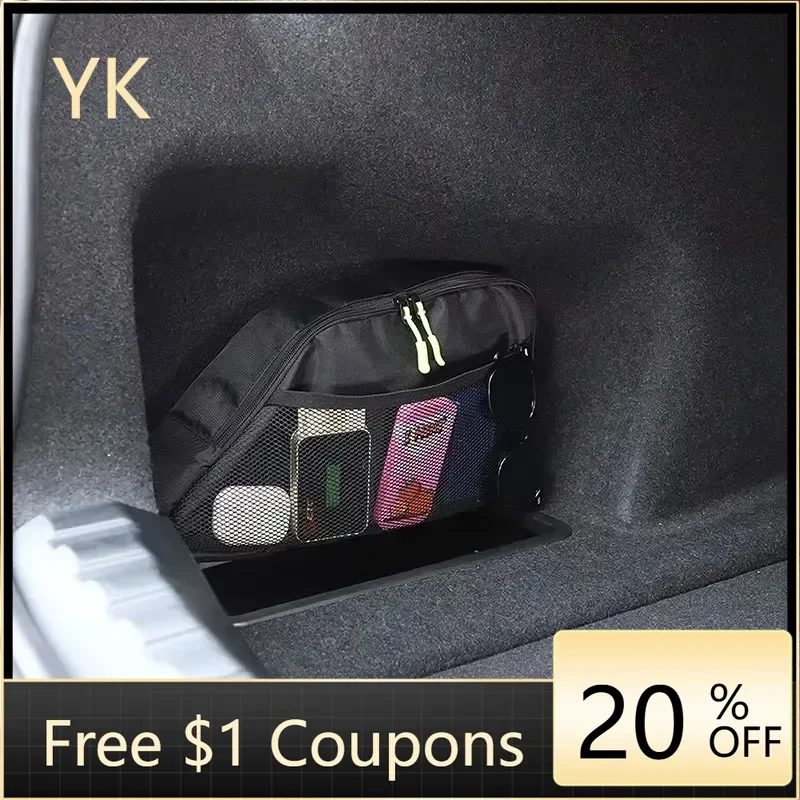 

For BMW 3 Series G20 2019-23 Oxford Cloth Black Car Trunk Storage Bag Multifunctional Organizer Toolkit Interior Car Accessories