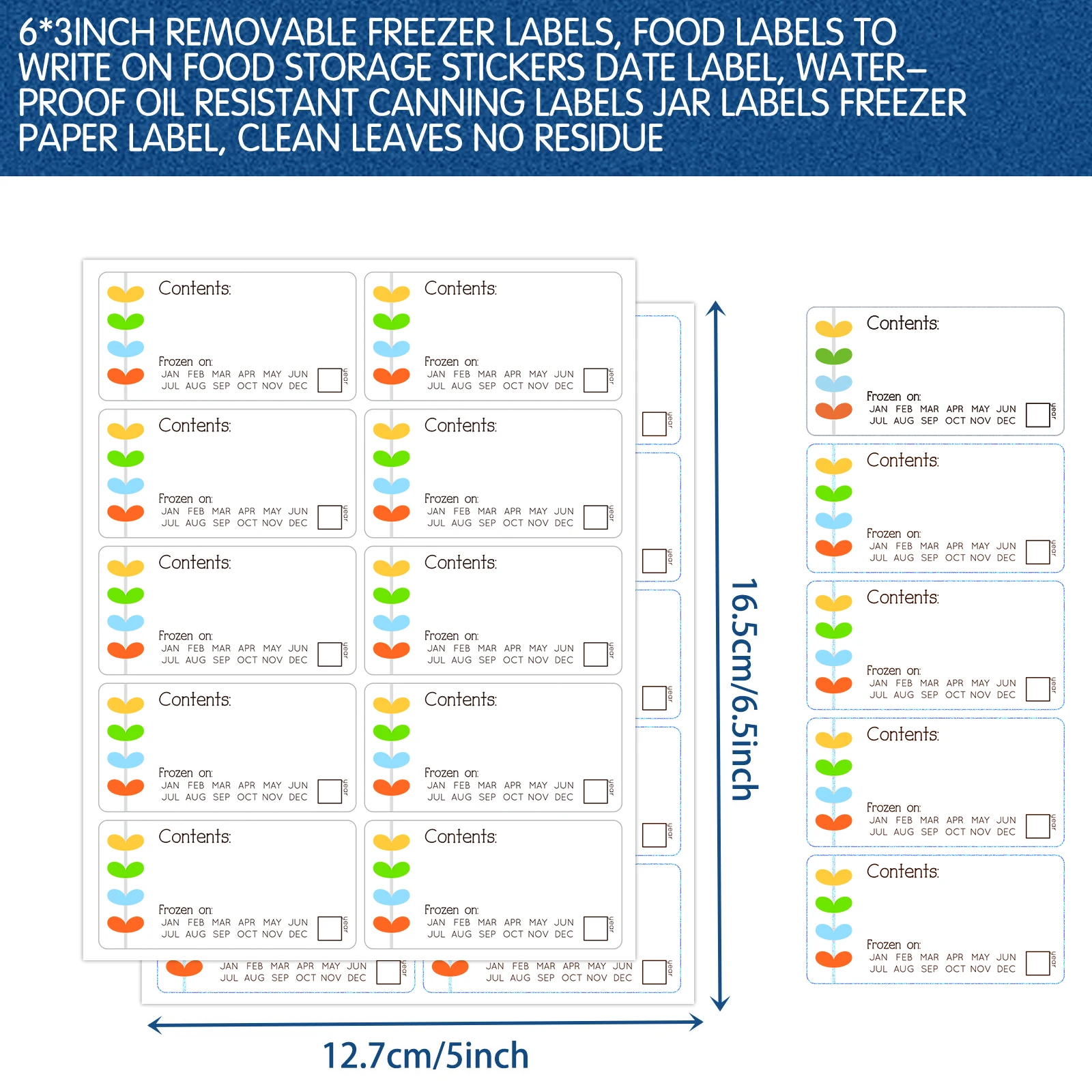 

10 шт., четырехцветные съемные этикетки для маркировки даты производства продуктов, этикетки для маркировки даты для домашней кухни, этикетки для маркировки даты при хранении продуктов, водонепроницаемые и устойчивые к разрывам, для кухни, школы, офиса, к