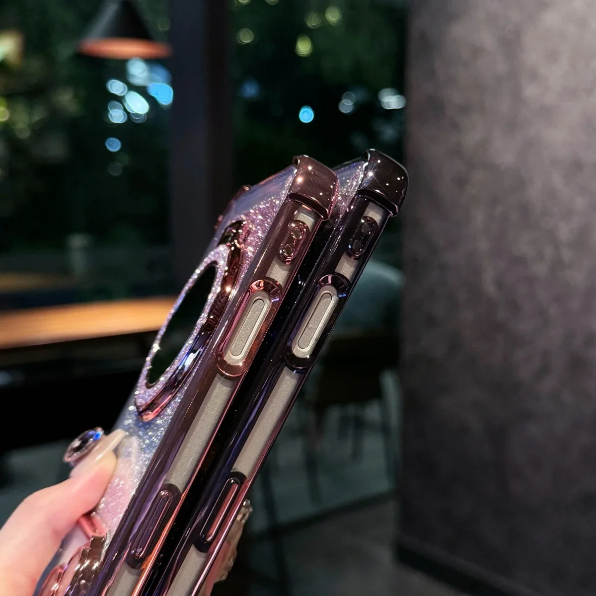 Чехол YPM5 с блестящим прозрачным зеркальным кронштейном для iPhone 17 Air 16 E 15 14 Plus 13 12 11 Pro Max, защитный противоударный чехол для объектива