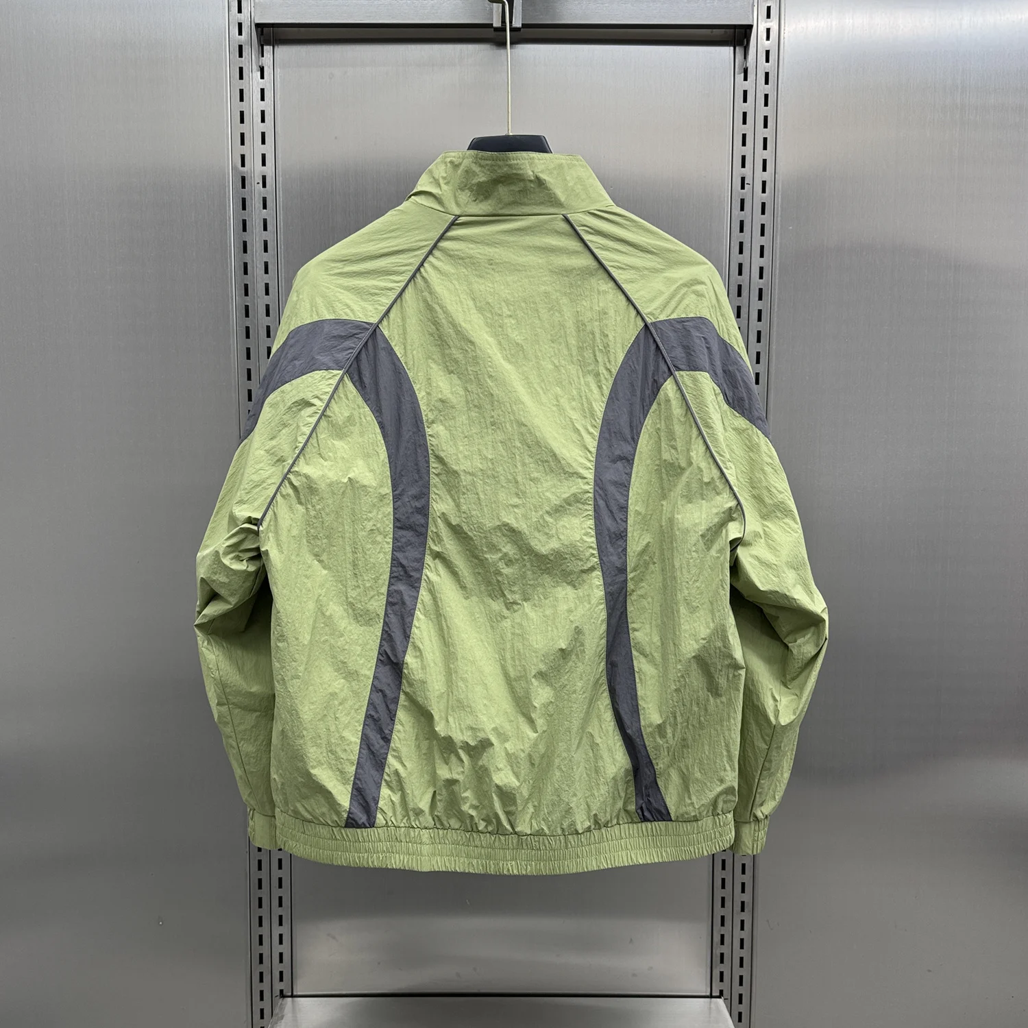 

Повседневная мужская куртка с воротником-стойкой, весенне-осенняя новинка, модная молодежная верхняя одежда из полиэстера с воротником-стойкой