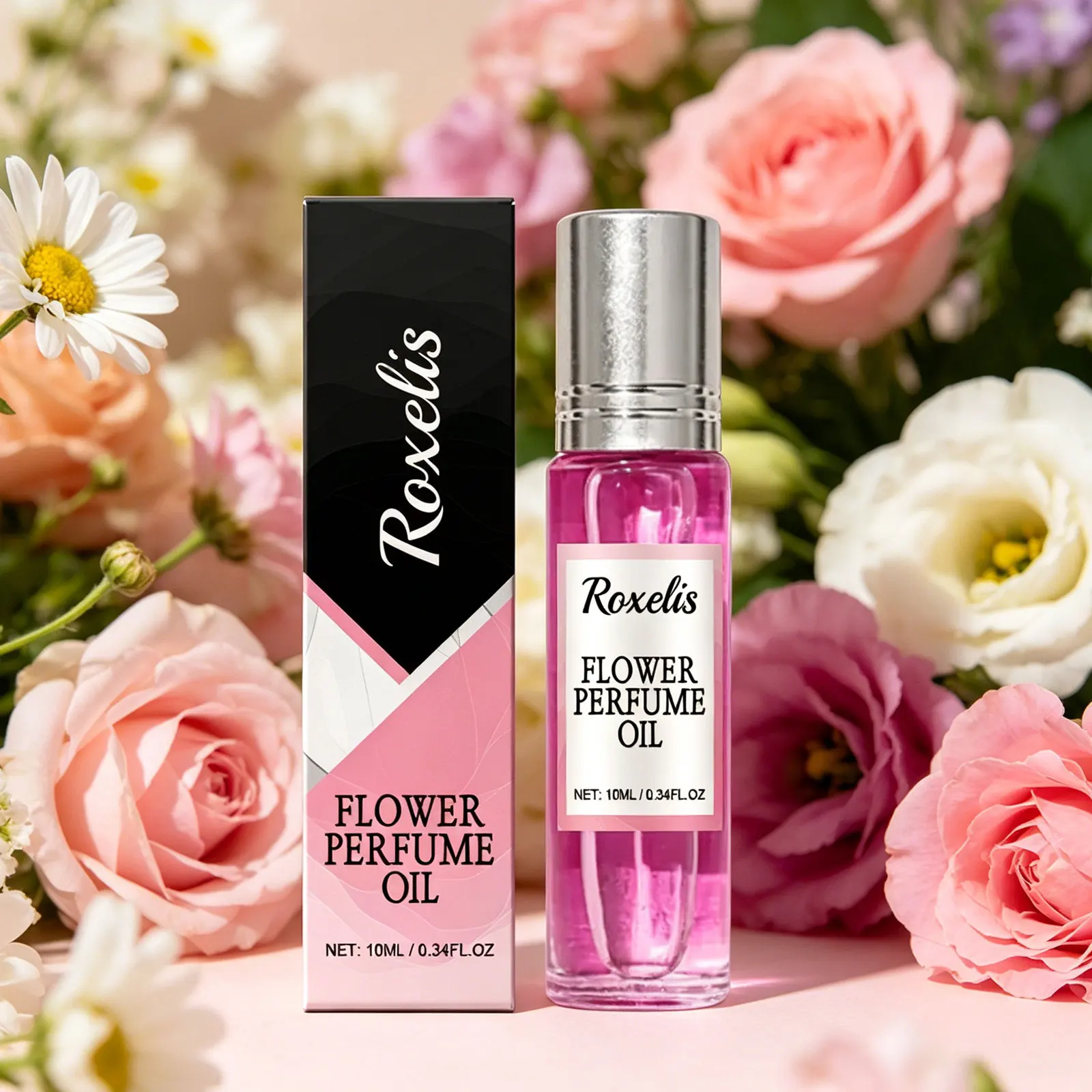 

ROXELIS Women Pheromone Perfume, Long Lasting Elegant Floral Fragrance, Calming Stress Relief Scent, Charming Natural Aroma for Daily Casual Wear Dating Party Portable Ladies Eau De Toilette