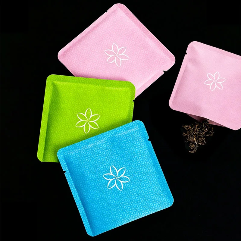100/200pcs Hand Brewed Coffee Powder Storage Seal Bags Machine Hot Seal Tea Portable Hanging Ear Coffee Packaging Foil Pouch