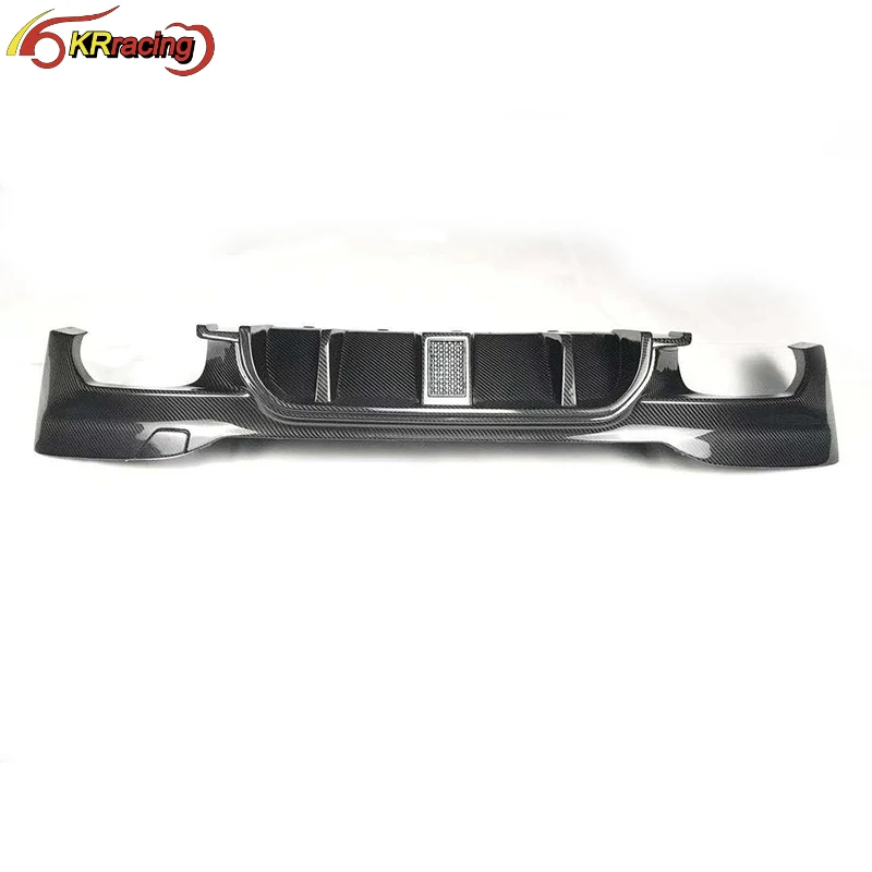 

Dry Carbon Fiber Rear Bumper Diffuser Rear Lip With LED Light For BMW 5 Series G30 G38 M5 F90 2018-2019