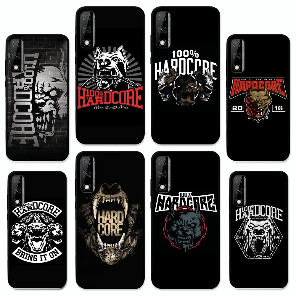 

100 Hardcore Dog To The Bone Phone Case For Huawei Y9 6 7 5 Prime Enjoy 7s 7 8 Plus 7a 9e 9plus 8E Lite Psmart Shell