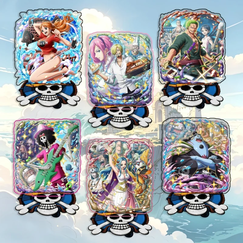 Standing Sign for One Piece Nami Sanji Reiju Brook Jinbe Acrylic Desktop Stand Decorating Self Made Collection Toy Fans Gift