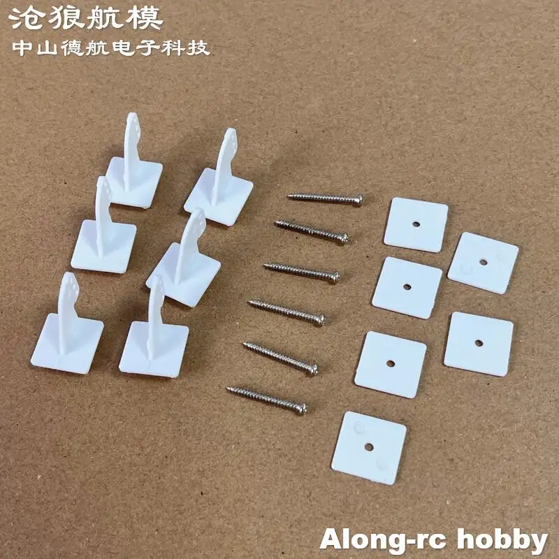 ชุดข้อต่อเซอร์โวพลาสติก 6 ชิ้น สำหรับเครื่องบินบังคับวิทยุ Hookll 30E Extra 300 Extra NG อะไหล่ประกอบโมเดล DIY