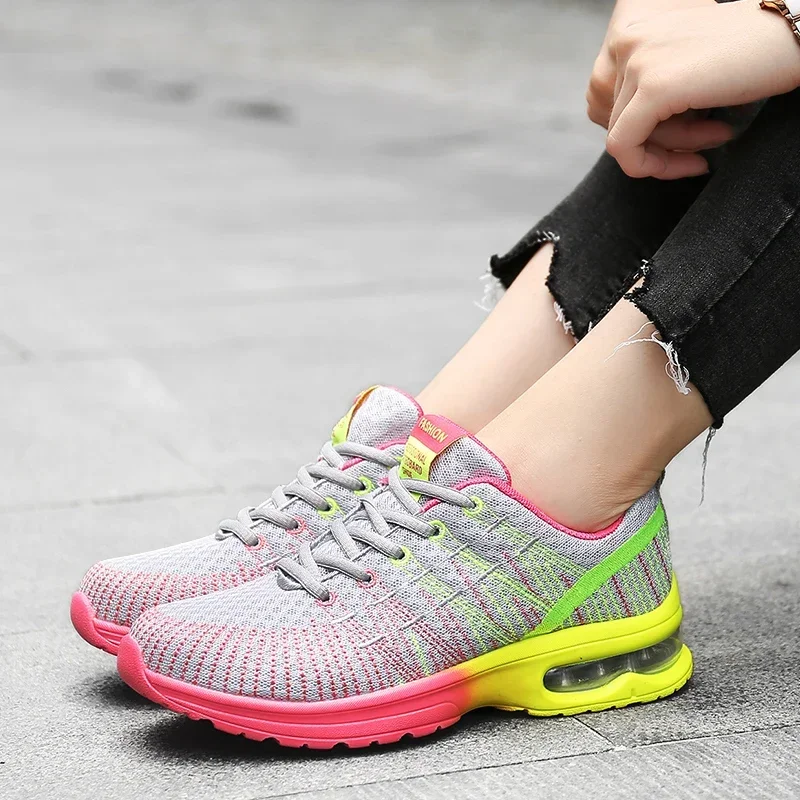 

Women's Shoes Korean Version Sports Shoes Comfortable and Elegant Women's Vulcanized Shoes Lace Up Casual Shoes in Promotion