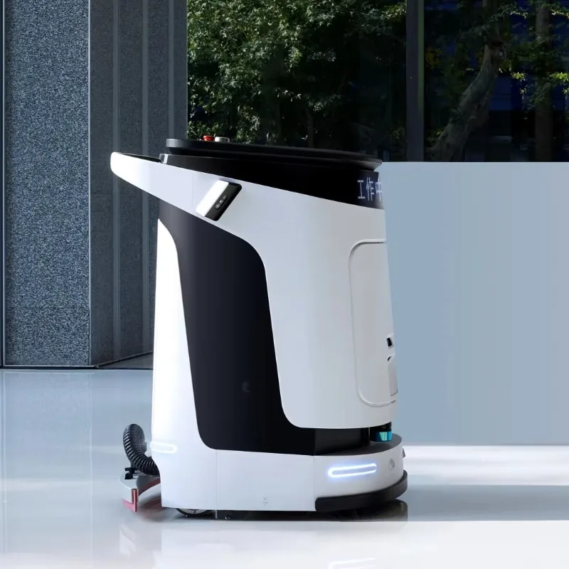 The intelligent and efficient automatic electric sweeper comes with a clean and traceless mopping function