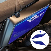 Tenere 700 Rally para Tenere 700 2023, almohadilla de Panel trasero lateral, accesorios adhesivos, Kit de protección de pegatinas de resina epoxi 3D