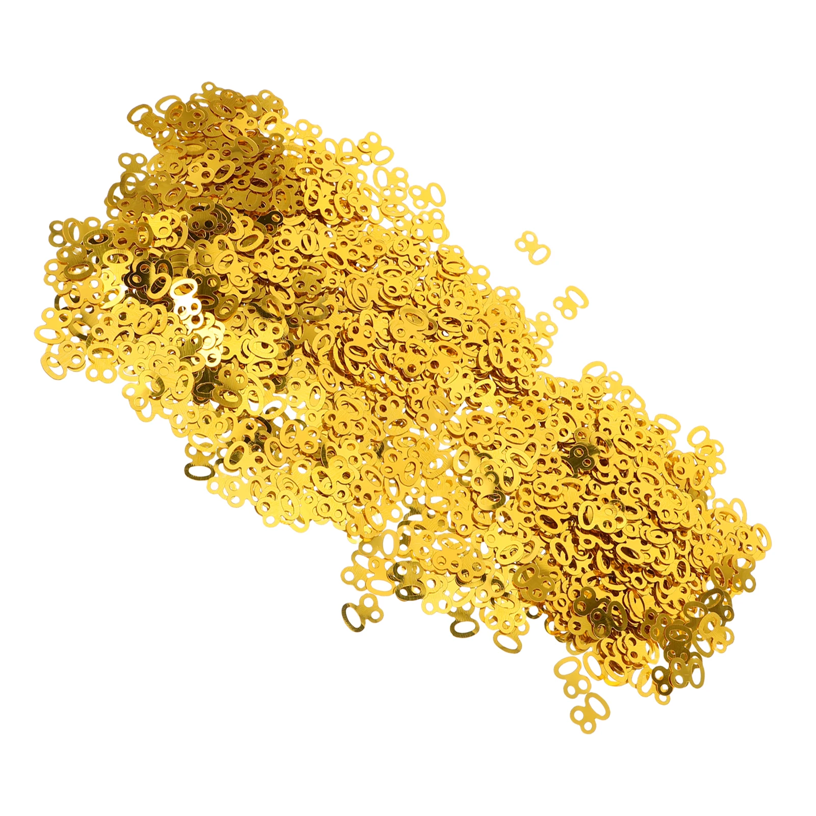 

1200Pcs Number Sequins Confetti Party Decoration Birthday Anniversary Celebration Supplies Golden Number Confetti