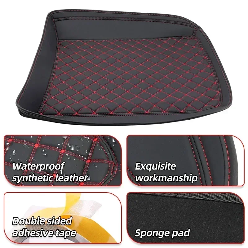 Motorcycle Rear Trunk Tail Luggage Case Red Inside Liner Inner Lining For Harley Touring Road King Electra Street Glide 1997-Up