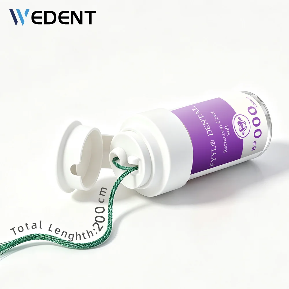 Wedent Knitted 100% Cotton Gingival Retraction Cord NO Medicine Dental Thread Dentist Material