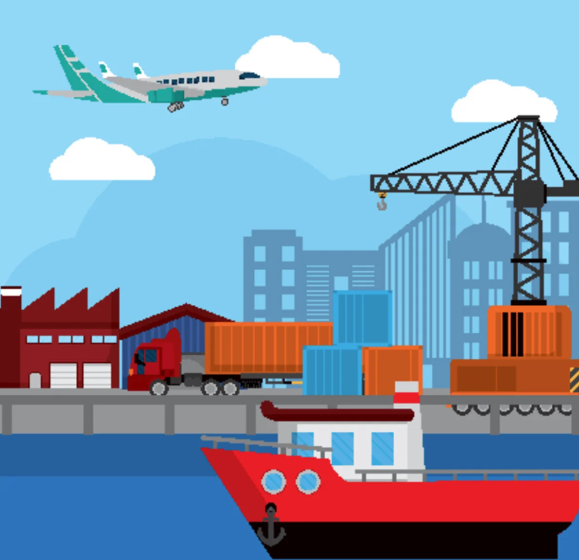 Global logistics, connecting the world
