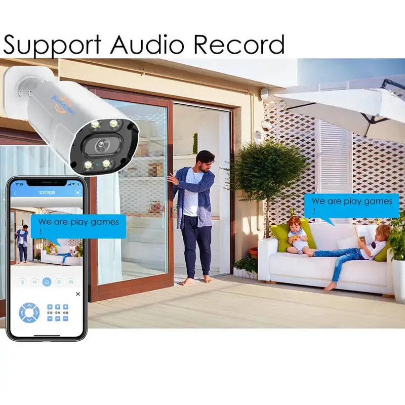 JIANVISION 32 قناة POE IP نظام الكاميرا 5MP الإسكان المعدني داخلي/خارجي CCTV مع مفتاح POE مقاوم للماء NVR CMOS الاستشعار IP66