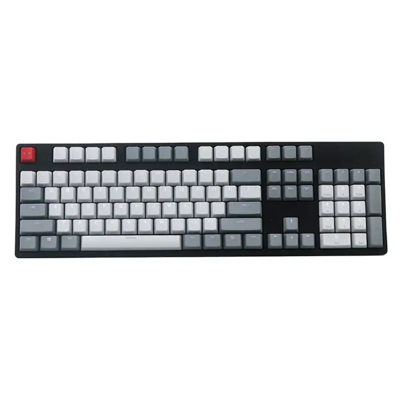 

108 клавиш OEM-профиль с подсветкой RGB Keycap Set Толстый переключатель PBT Механическая клавиатура