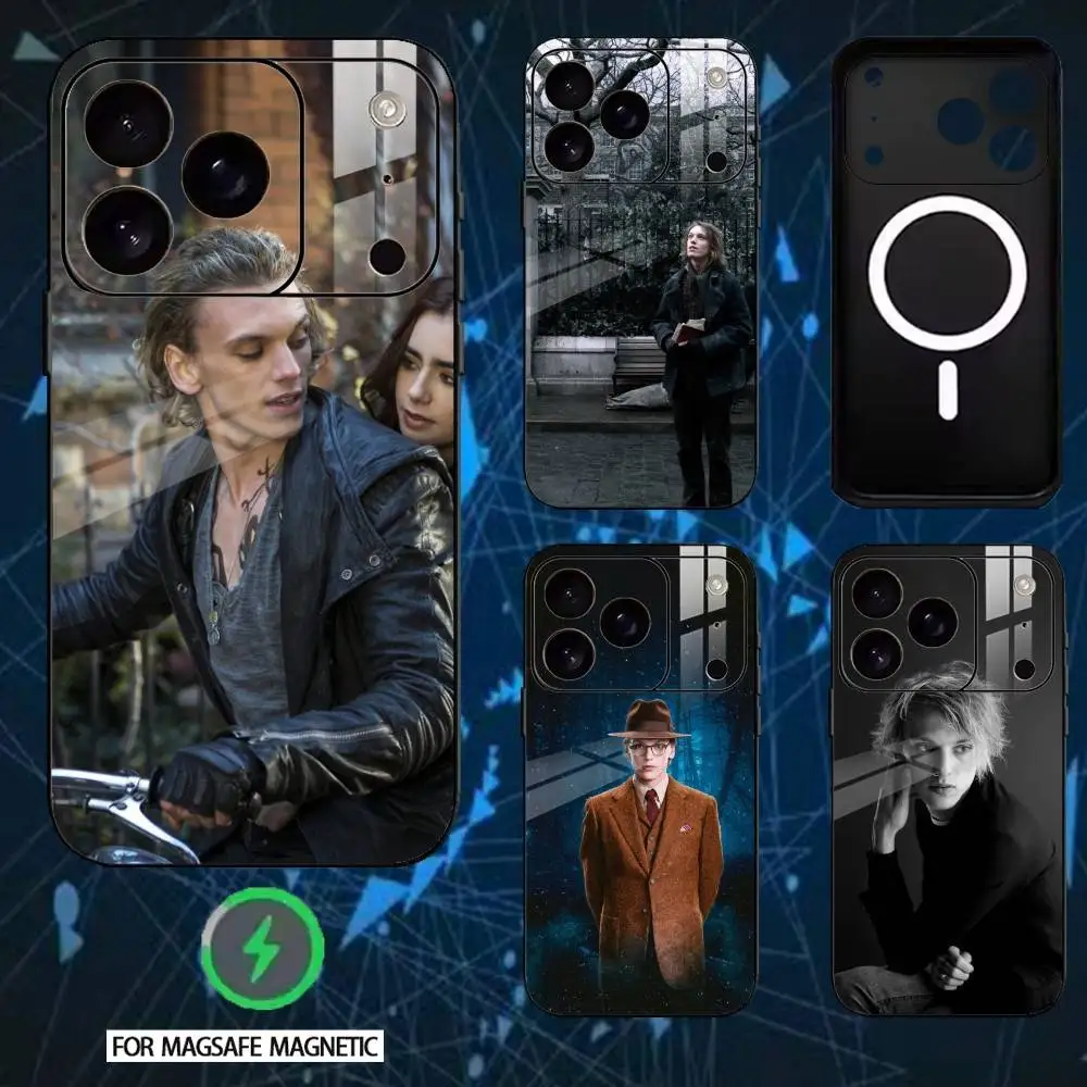 

Look Jamie C-Campbell Bower Phone Case For iPhone 17 16 15 14 13 12 Pro Max Plus for Mirror Wireless Magnetic Cover