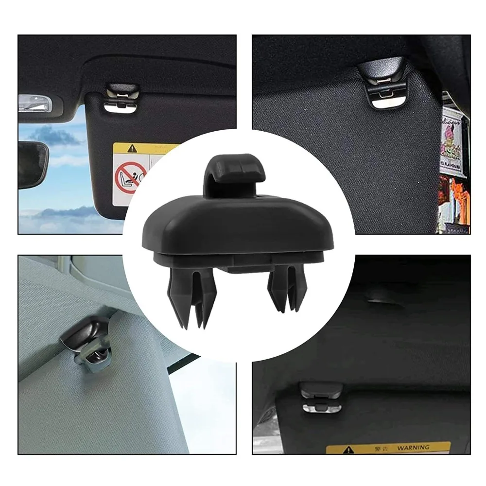 2 قطعة سيارة الشمس قناع كليب لأودي A1 A3 S3 A4 S4 A5 A6 A7 A8 A4L A6L Allroad S5 Q3 Q5 Q7 TT رمادي بيج أسود 8U0857562A 8E0857562 #3