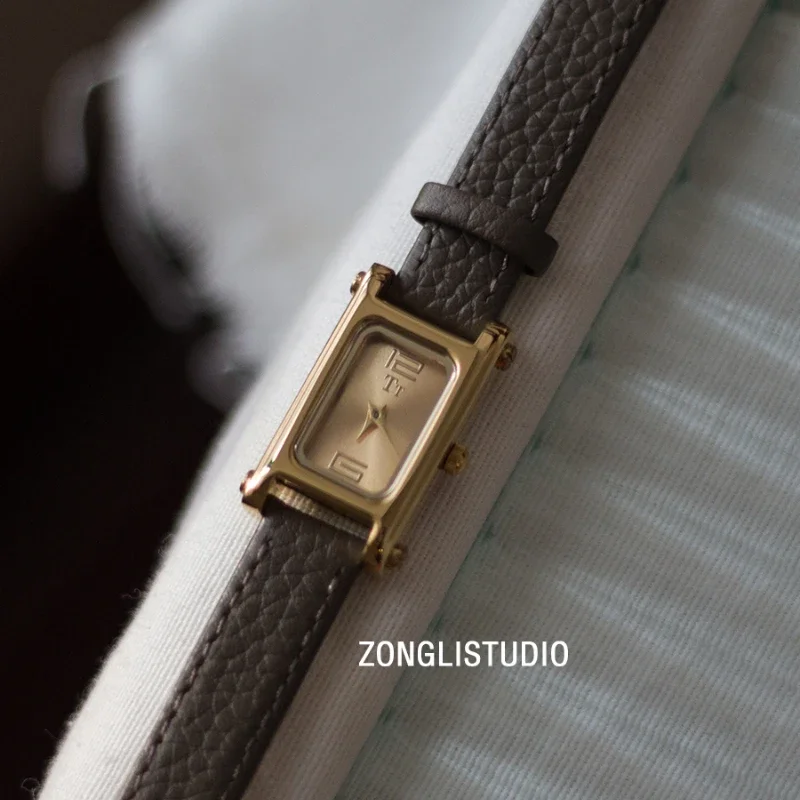 여성용 럭셔리 가죽 방수 자동 시계, 학생 트렌드, 심플한 클래식, 우아한 쿼츠 시계, 신제품