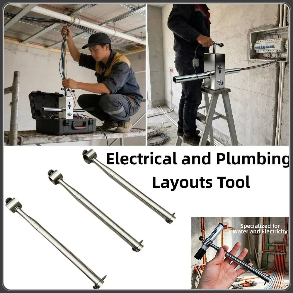 Stainless Steel Adjustable Large Arc Scriber Multifunction Smooth Arcs Line Drawing Ruler Metal Marking Versatility