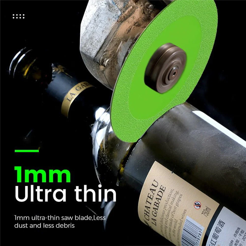 3/2Pcs 100มม.แผ่นตัด Ultra-บางใบเลื่อยหยกคริสตัลขวดบด Chamfering ตัดใบมีดตัด Disk