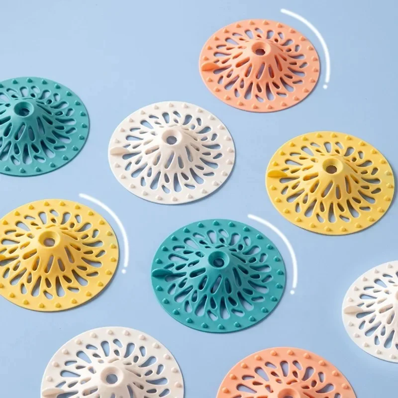Home Drain Hair Trap Strainer, Bathroom Shower Filter Guard, Durable Supply Prevents Blockages for Bathtub Kitchen Sink Drains