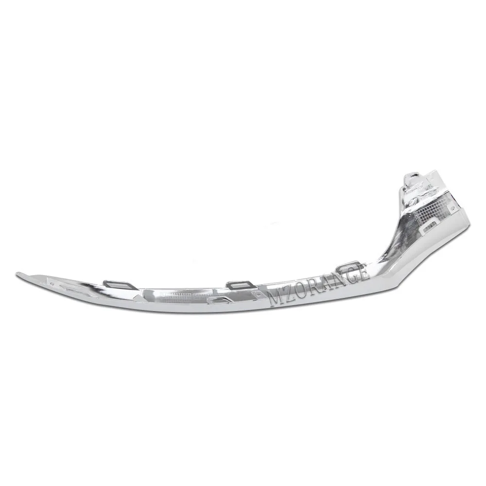 Chrome Front Bumper Lip Lower Molding Trim 3-Piece Set For Mercedes-Benz W205 C300 2015-2018 – Direct Fit