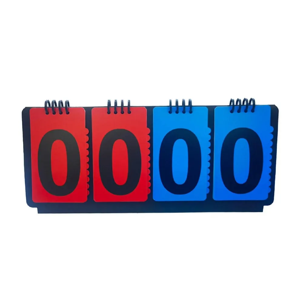 Manual Basketball Scoreboard Tabletop Counter Triangular Base Scoreboard Score Keeper Multifunctional Score Keeper Score Flipper