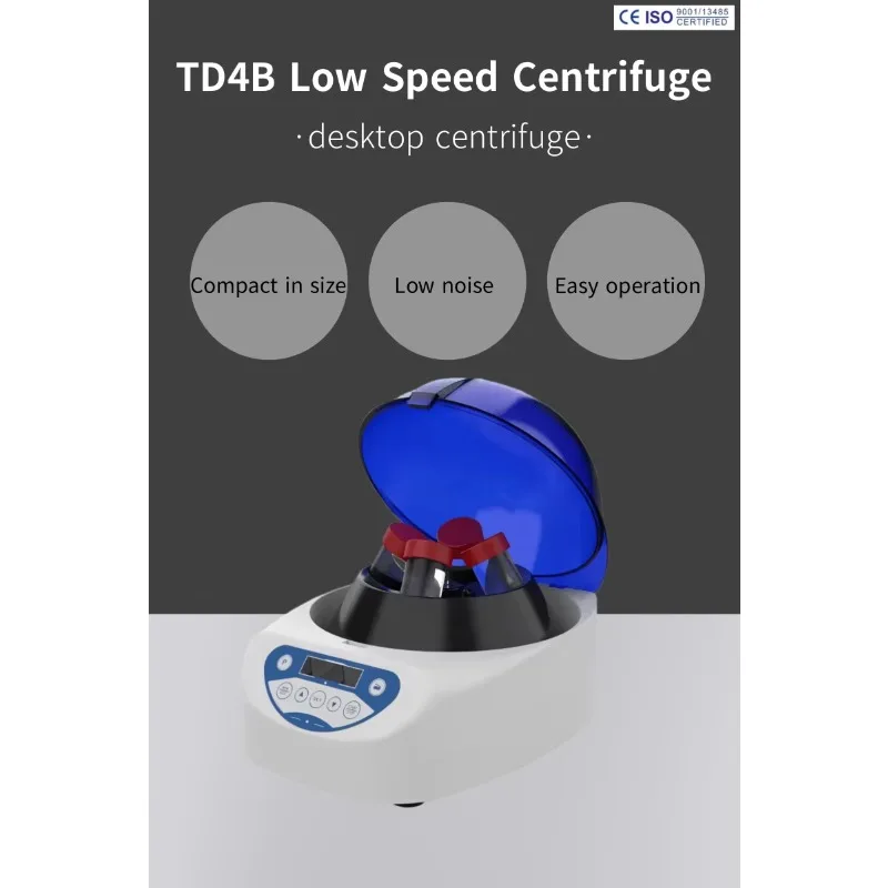 LabTD4B Factory Price Low Speed Multiple Rotors Suitable for Multiple Capacity Beam Laboratory Centrifuge Decanter