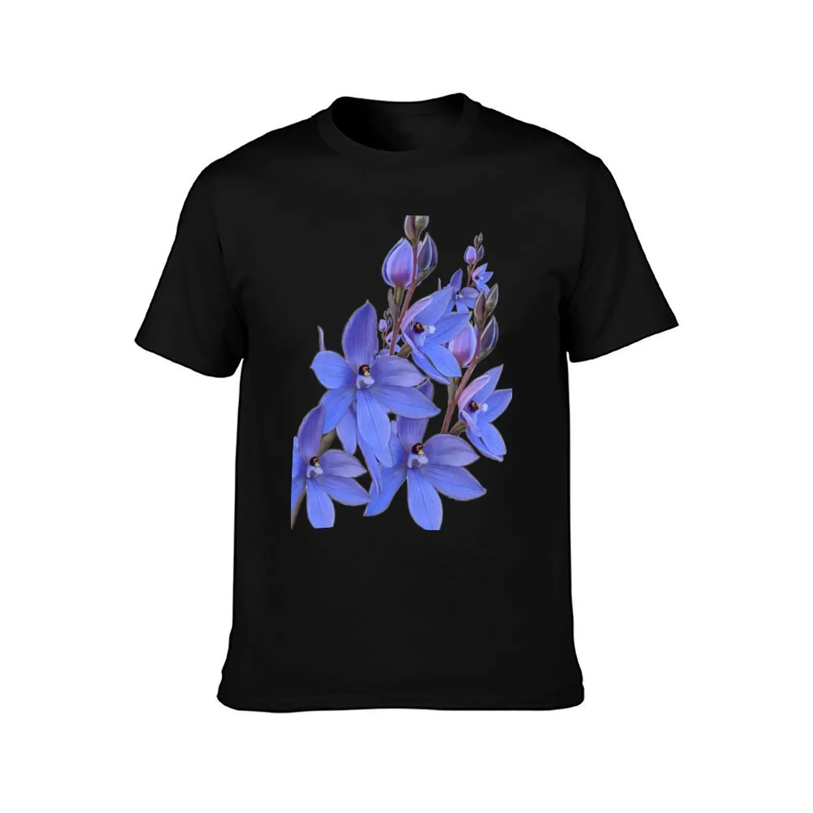 Mauve Tufted Sun Orchid T-Shirt Plus Size Loose Short Sleeve Top T-Shirt