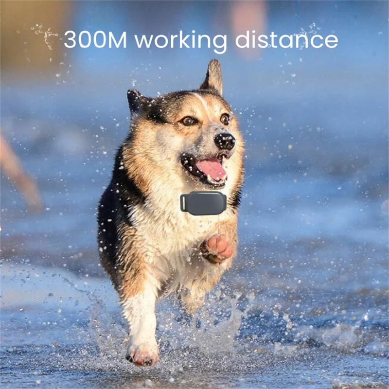 Anti-Bark Dog Collar 300m Remote Control Adjustable Bona Fide Ultrasound Sound Command IP67 Waterproof Rebels Deterrent Tools