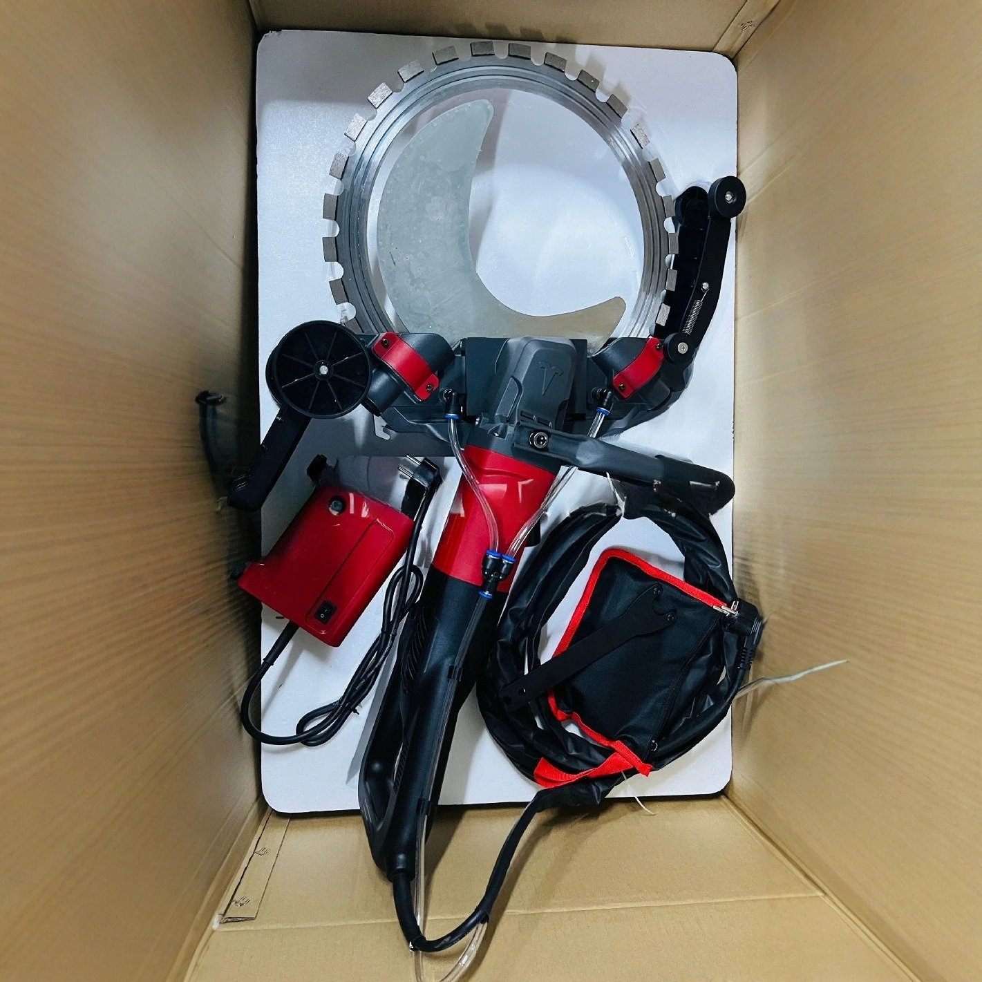 5000W high frequency ring saw brushless wall cutter handheld high power concrete multi-function