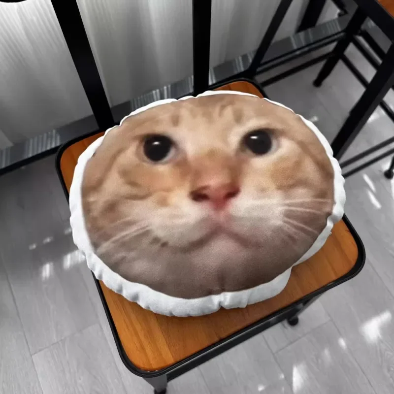 

Pillow round head, throw pillow funny