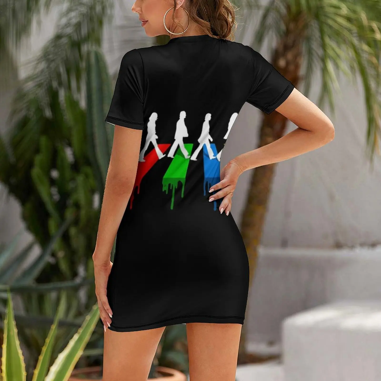 Abbey Road CMYK Street Walk Short Sleeved Dress dress women summer 2024 sexy dress for pregnant women Long dresses