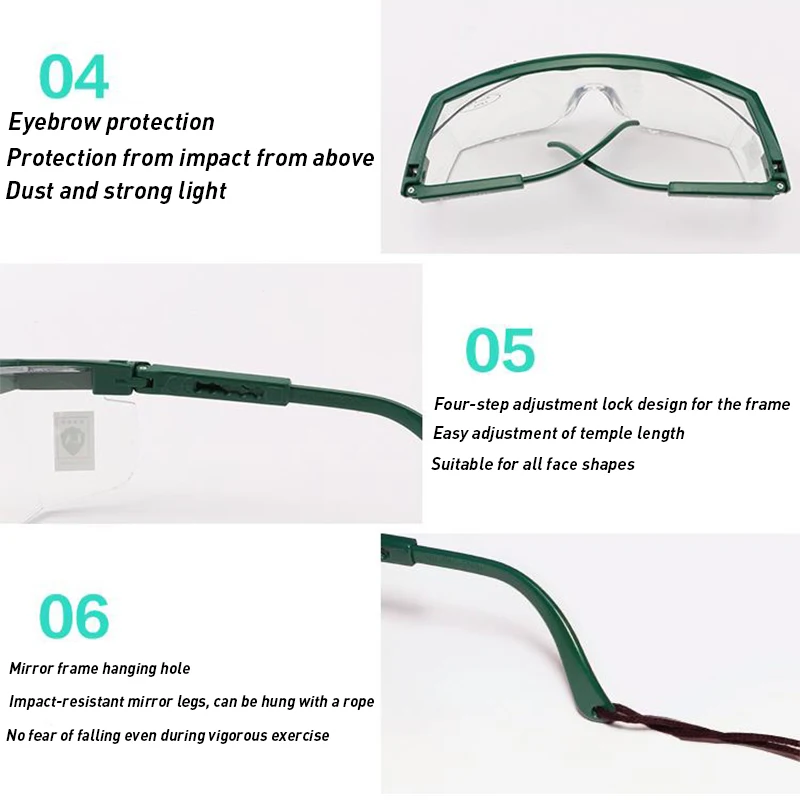 Pro'sKit Protective Goggles Effectively Filter UV Rays Dust-proof Wear-resistant Comfortable To Wear Suitable Multiple Scenarios
