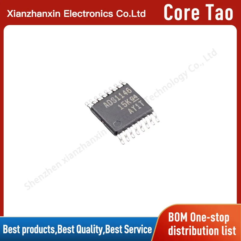 1pcs/lot  ADS1146IPWR ADS1146  TSSOP16 Analog-to-digital conversion chip ADC