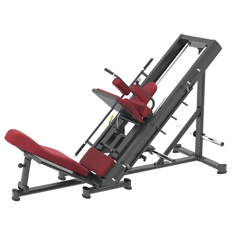 45-degree inverted kick machine, horizontal leg kick, standing oblique squat, heel raise compound training device