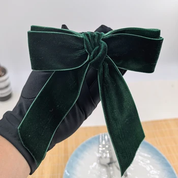 6pcs Elegant Green Bow-like Table Napkin Rings - for Christmas, Weddings, Parties, Formal…