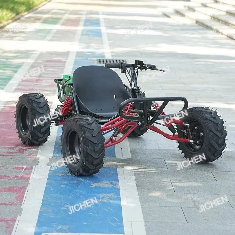 Go-kart fuoristrada a quattro ruote da 8 pollici a 4 tempi alimentato a gas, velocità massima di 45-80 km/h per adolescenti e adulti